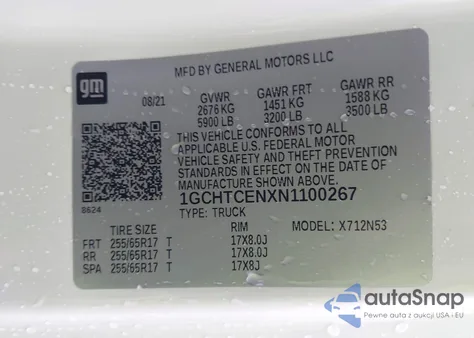 2022 Chevrolet Colorado 4Wd Long Box Lt from USA, damaged, VIN 1GCHTCENXN1100267